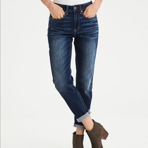 American Eagle High Rise Tomgirl Jeans / Dark Wash